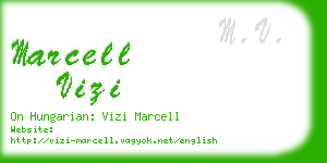 marcell vizi business card